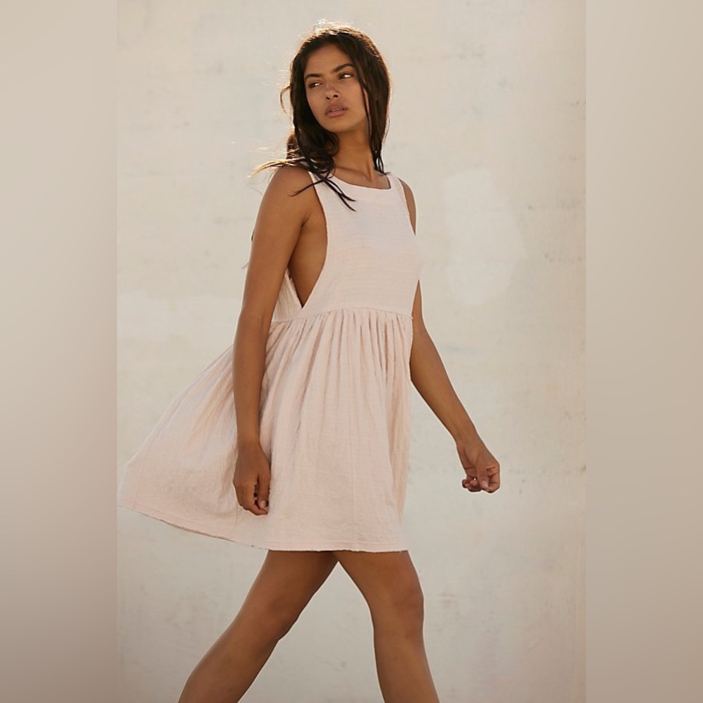 Free People I’m Still Obsessed Babydoll Mini Dress